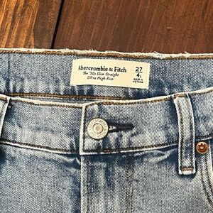 Abercrombie & Fitch Long Light Blue Denim Jeans